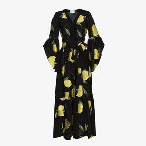 WE ARE LEONE Amalfi Embroidered Robe Size XS